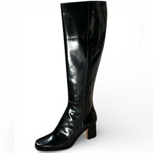 Calvin Klein Black Leather knee high boots 5.5M